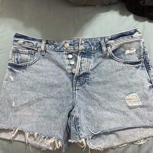 Denim Distressed Women's Shorts
